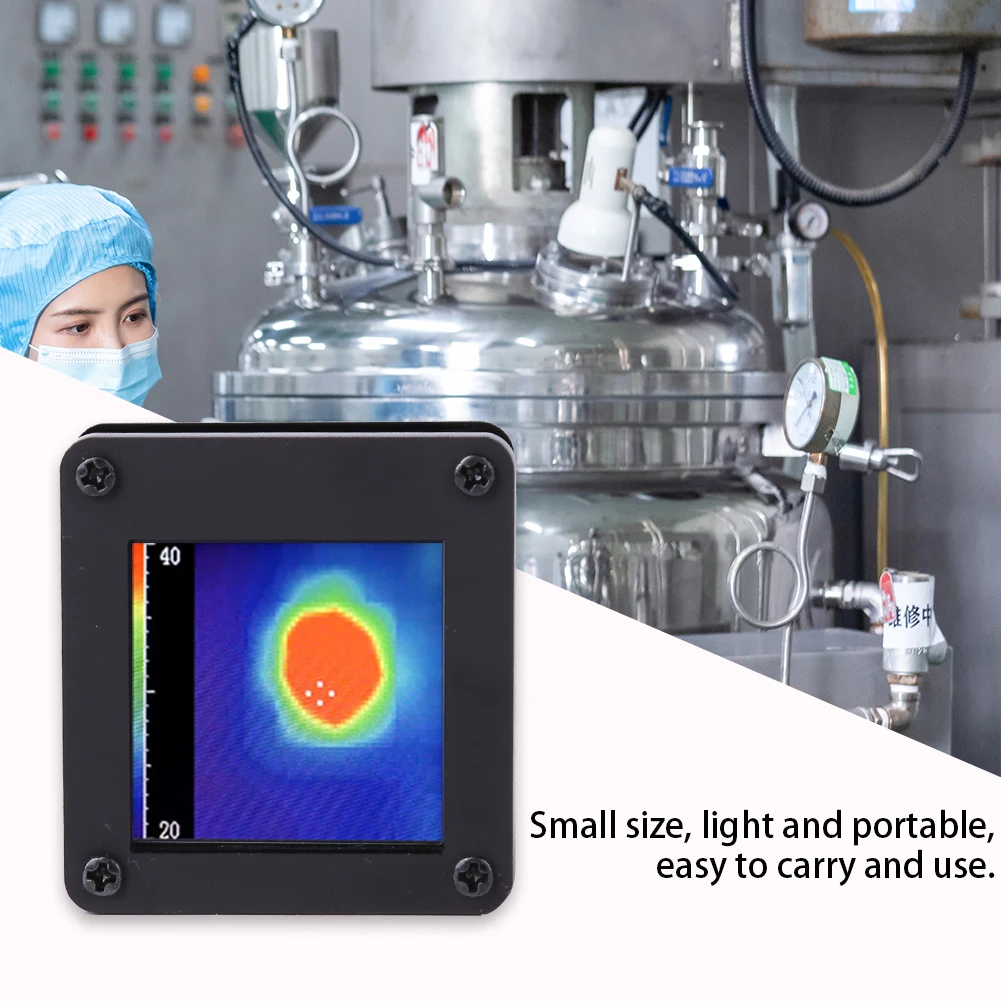 Portable AMG8833 Temperature Thermal Imager Camera Infrared Handheld Thermograph Digital High Precision Detector Sensor
Portable AMG8833 Temperature Thermal Imager Camera Infrared Handheld Thermograph Digital High Precision Detector Sensor