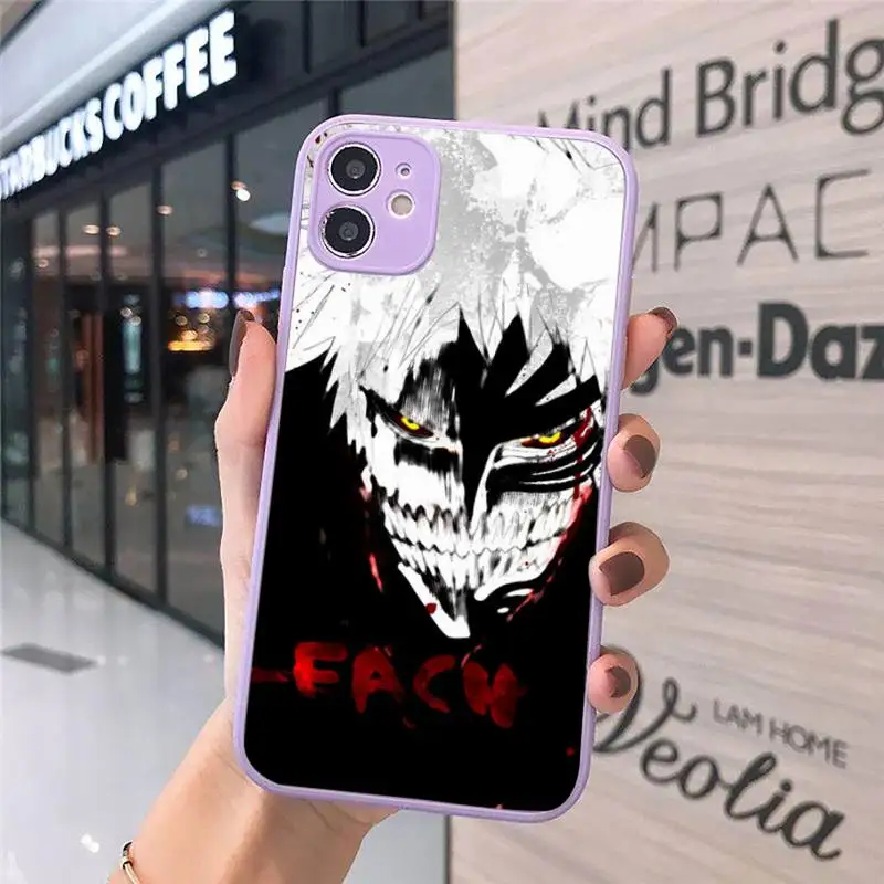 japan animal BLEACH Phone Case For iPhone 12 11 Mini Pro XR XS Max 7 8 Plus X Matte transparent Purple Back Cover
japan animal BLEACH Phone Case For iPhone 12 11 Mini Pro XR XS Max 7 8 Plus X Matte transparent Purple Back Cover