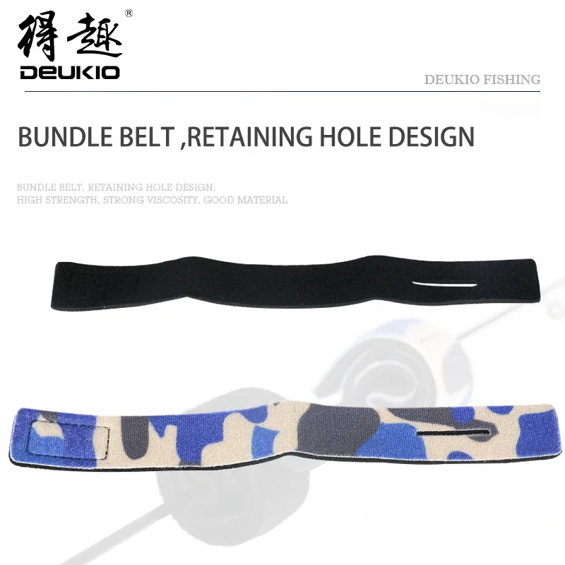 DEUKIO Fishing Bundle Belt Protect Fishing Rod Soft Elastic OK Cloth SBR Tie Belts Fishing Tackle Pesca 24.3CM 24.4CM 2 Colors
DEUKIO Fishing Bundle Belt Protect Fishing Rod Soft Elastic OK Cloth SBR Tie Belts Fishing Tackle Pesca 24.3CM 24.4CM 2 Colors