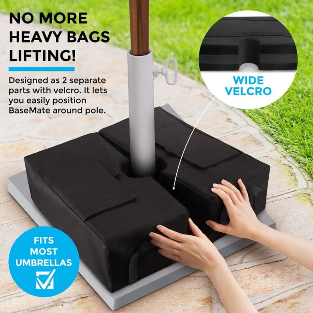 Umbrella Base New Tent Fixed Sandbag Awning Sandbags Heavy Duty Sand Bags Stand Base Removable Waterproof Sandbags For Beach
Umbrella Base New Tent Fixed Sandbag Awning Sandbags Heavy Duty Sand Bags Stand Base Removable Waterproof Sandbags For Beach