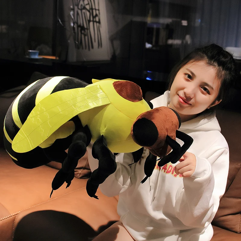 Llifelike Stuffed Animals Simulation Wasp Plush Toy Big Size Real Life Bee Honeybee Plush Doll Soft Throw Pillow Kids Gift
Llifelike Stuffed Animals Simulation Wasp Plush Toy Big Size Real Life Bee Honeybee Plush Doll Soft Throw Pillow Kids Gift