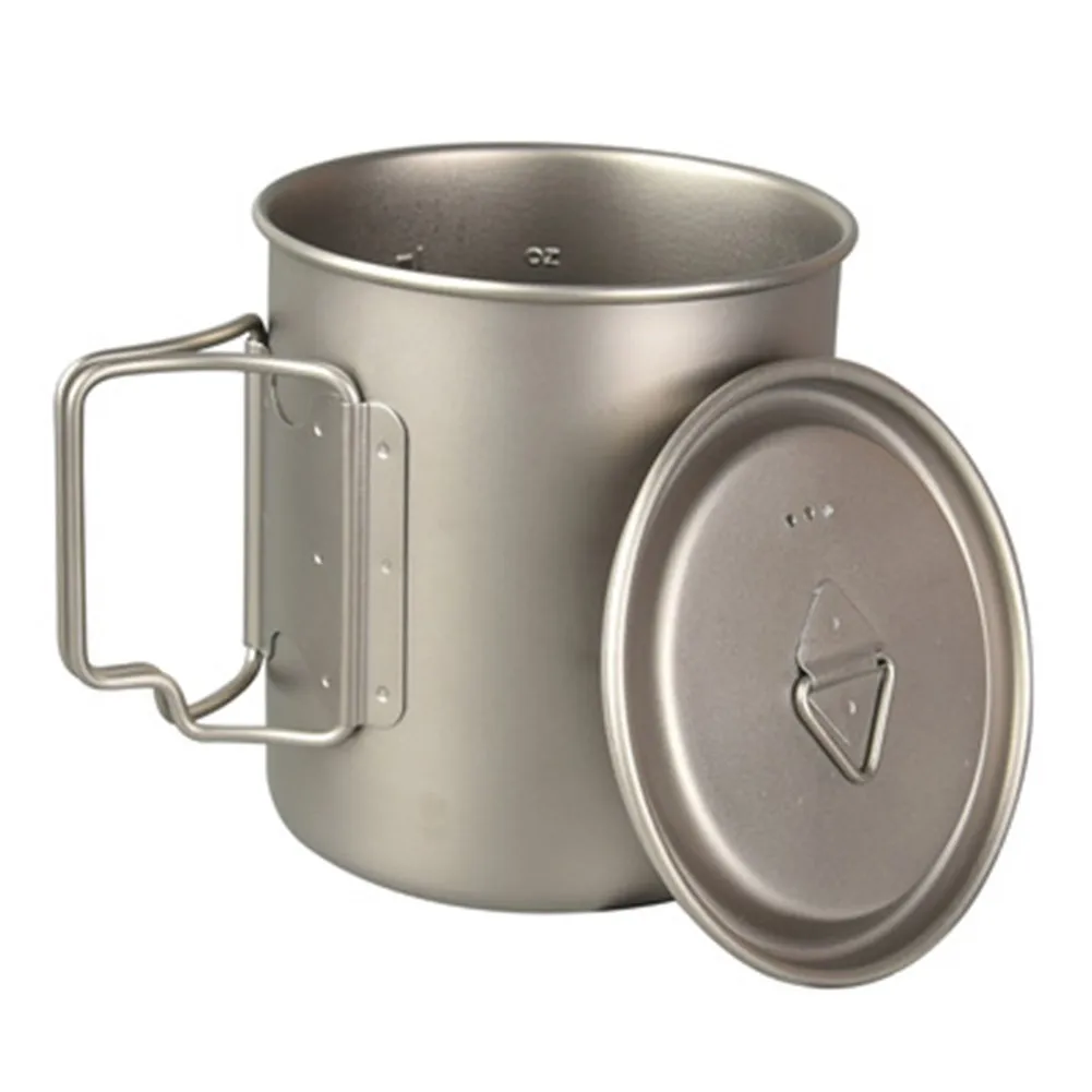 750ml Camping Mug Titanium Cup Tourist Tableware Picnic Utensil Outdoor Camping Water Cup Mug With Foldable Handle
750ml Camping Mug Titanium Cup Tourist Tableware Picnic Utensil Outdoor Camping Water Cup Mug With Foldable Handle