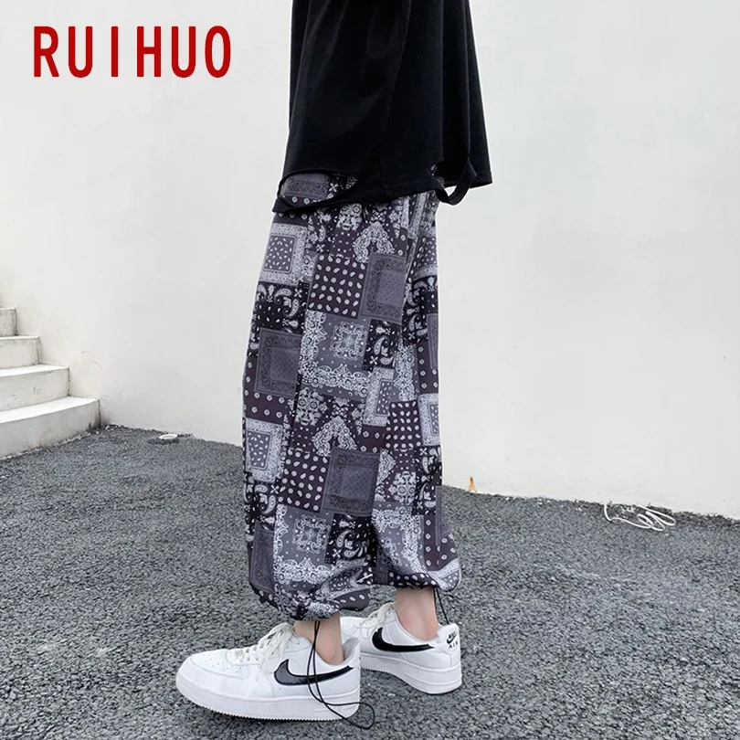 RUIHUO Casual Men's Pants Harajuku Men Clothing Korean Style Sweatpants Men Japanese Streetwear Trousers Ankle-Length M-5XL 2021
RUIHUO Casual Men's Pants Harajuku Men Clothing Korean Style Sweatpants Men Japanese Streetwear Trousers Ankle-Length M-5XL 2021