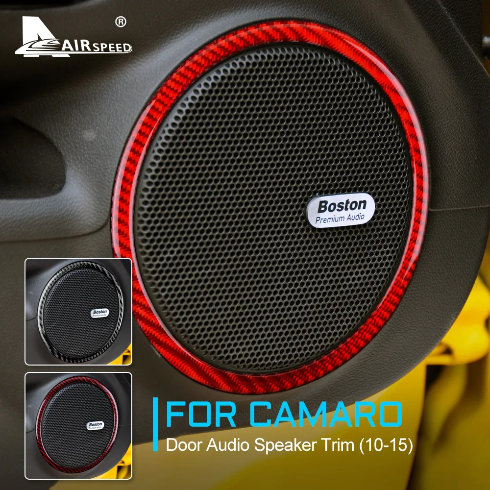 AIRSPEED Carbon Fiber for Chevrolet Camaro 2010 2011 2012 2013 2014 2015 Accessories Car Door Audio Speaker Trim Cover Sticker
AIRSPEED Carbon Fiber for Chevrolet Camaro 2010 2011 2012 2013 2014 2015 Accessories Car Door Audio Speaker Trim Cover Sticker