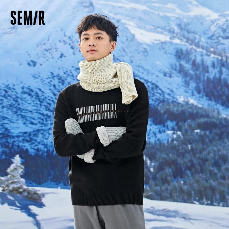 SEMIR Men Sweater Loose Lazy Autumn And Winter Sweater 2021 New Japanese Sweater Men'S Trend
SEMIR Men Sweater Loose Lazy Autumn And Winter Sweater 2021 New Japanese Sweater Men'S Trend