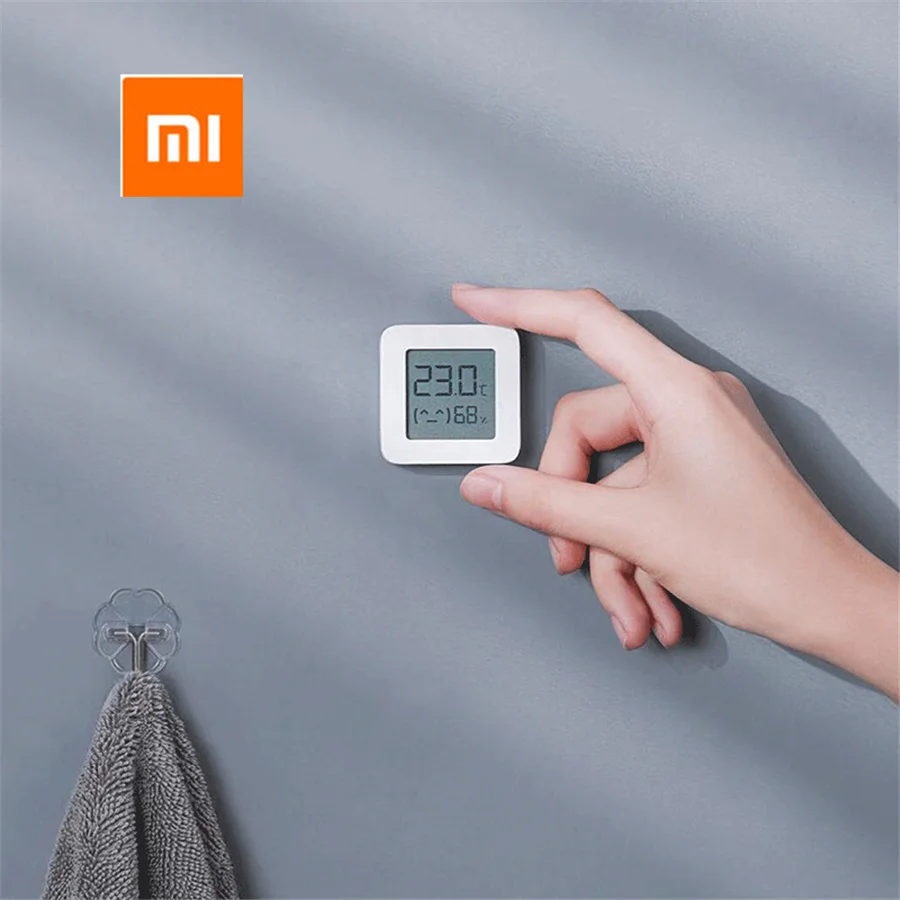 Умный термометр Xiaomi Mijia 2 совместимый с Bluetooth датчик температуры и влажности
