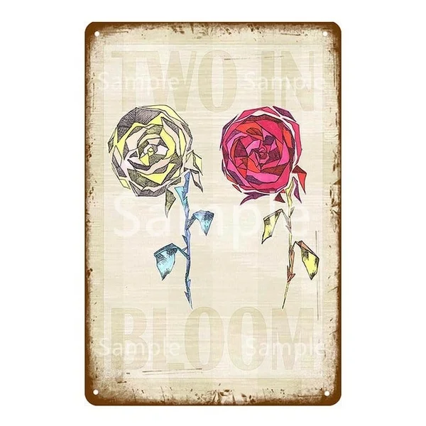 Flower Vintage Tin Sign Home Decor Retro Metal Sign Shabby Chic Wall Decor For Kitchen Living Room Dining Room Metal Plate YL049
Flower Vintage Tin Sign Home Decor Retro Metal Sign Shabby Chic Wall Decor For Kitchen Living Room Dining Room Metal Plate YL049
