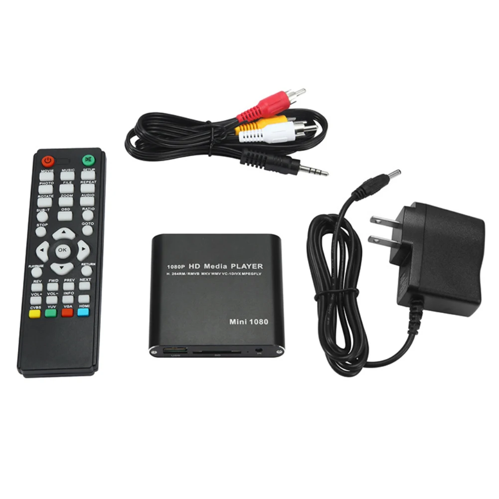 1080P Mini Multi Digital Video Audio Media Player USB SDs MMC HD MKV AV HDMI |