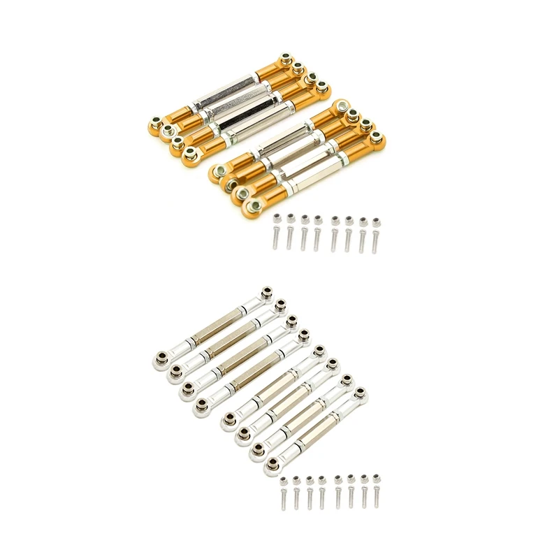 2Set for WPL C14 C24 B24 B14 MN D90 D91 MN-90 MN-91 RC Car Upgrade Parts Metal Pull Rod Tie Rod,Gold & Silver
2Set for WPL C14 C24 B24 B14 MN D90 D91 MN-90 MN-91 RC Car Upgrade Parts Metal Pull Rod Tie Rod,Gold & Silver