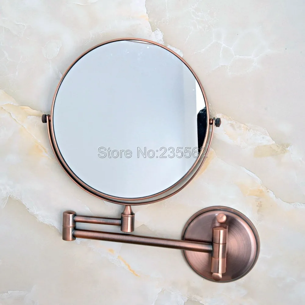 Red Copper Folding Dual Arm Extend Bathroom Makeup mirrors 1:1 and 1:3 magnifier Cosmetic Bathroom Wall Mirror Lba631
Red Copper Folding Dual Arm Extend Bathroom Makeup mirrors 1:1 and 1:3 magnifier Cosmetic Bathroom Wall Mirror Lba631