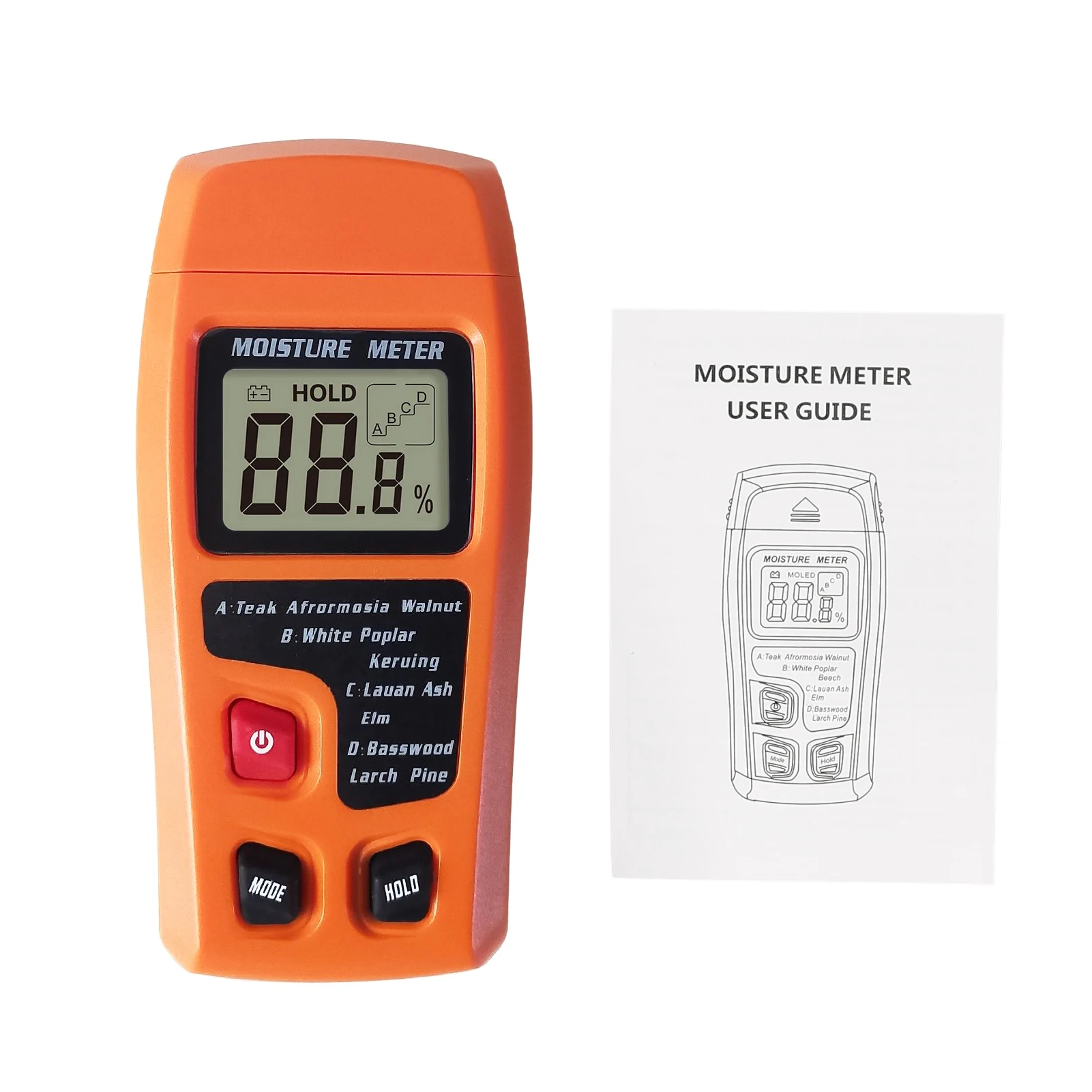 Digital Pin-Type Moisture Meter Moisture Tester Detector with LCD Display for Measuring Wood Building Material Hardwood Floor
Digital Pin-Type Moisture Meter Moisture Tester Detector with LCD Display for Measuring Wood Building Material Hardwood Floor