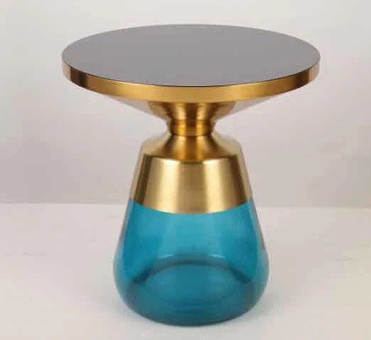 Modern Mid century industrial luxury Hot Sale Gold Metal Round Glass Side Coffee Table For Living Room
Modern Mid century industrial luxury Hot Sale Gold Metal Round Glass Side Coffee Table For Living Room