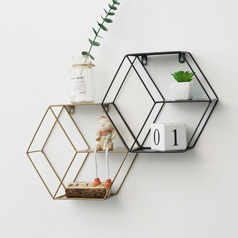 Decorative Shelves Wall Hanging Storage Shelf Metal Wire Hexagon Storage Display Rack for Living Room Bedroom Office Home Decor
Decorative Shelves Wall Hanging Storage Shelf Metal Wire Hexagon Storage Display Rack for Living Room Bedroom Office Home Decor