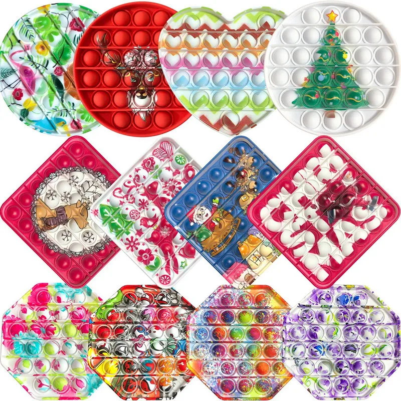 New Pop Christmas Push Bubble Special Needs Squeeze Funny Cartoon Animals Rainforest Flowers Antistress Stress Relief Toys
New Pop Christmas Push Bubble Special Needs Squeeze Funny Cartoon Animals Rainforest Flowers Antistress Stress Relief Toys