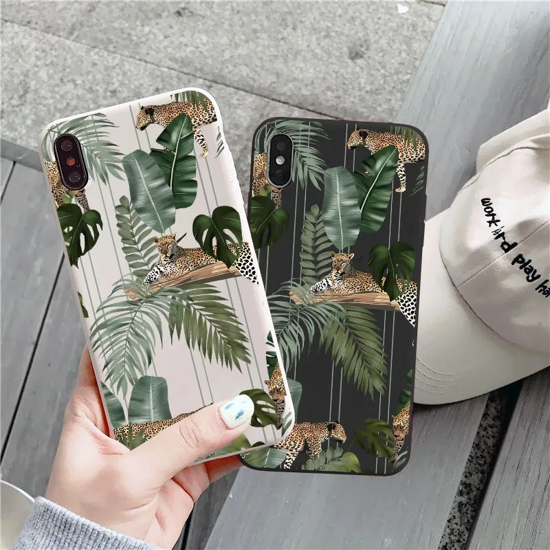 Tropical plant Leopard Colorful Phone Case Cover For Iphone 12 11 Pro MAX XS Max XR X 8 6S 7 Plus SE 2020 Luxury Soft Back Shell
Tropical plant Leopard Colorful Phone Case Cover For Iphone 12 11 Pro MAX XS Max XR X 8 6S 7 Plus SE 2020 Luxury Soft Back Shell