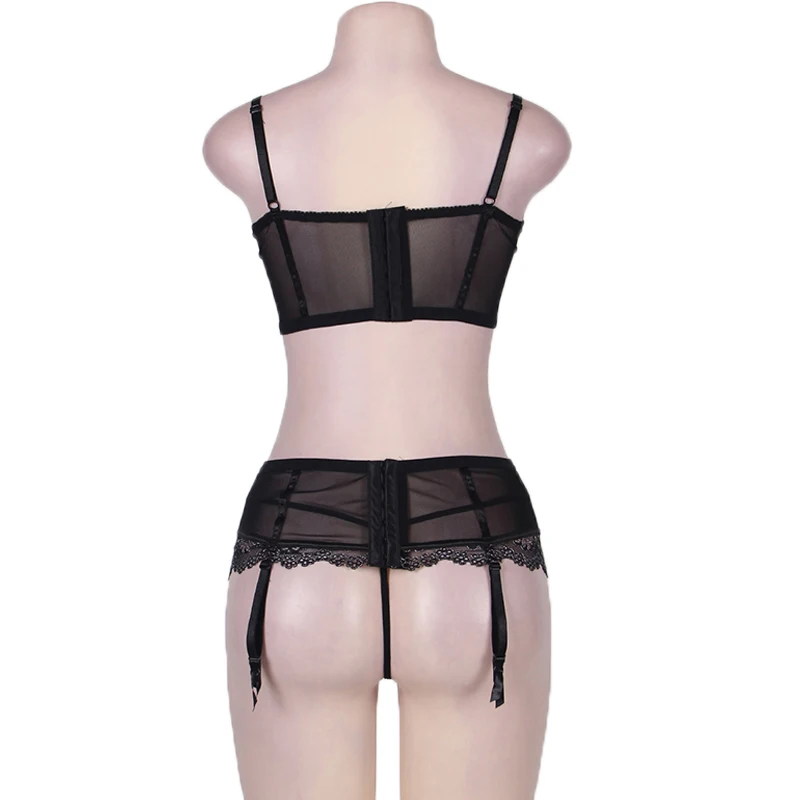 Comeondear Women Plus Size Corset Bra Set with Garter Belt Lingerie Sets Hot Sale Underwire Sexy Bra And Panty Sets R80093
Comeondear Women Plus Size Corset Bra Set with Garter Belt Lingerie Sets Hot Sale Underwire Sexy Bra And Panty Sets R80093