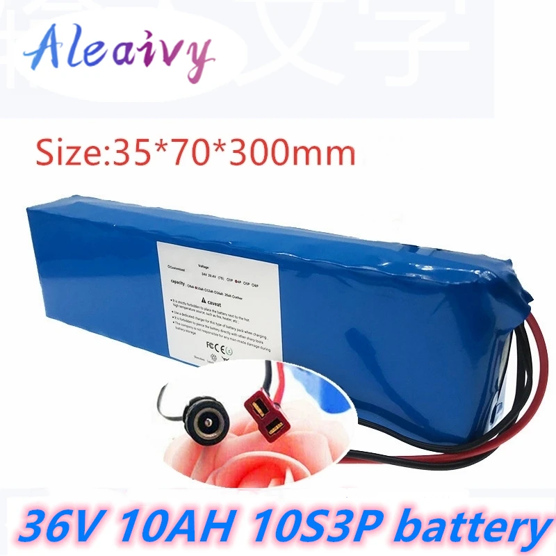 Aleaivy 2020New 36V 10ah Battery E-bike battery pack 18650 Li-Ion Battery 350W High Power and Capacity 42V Motorcycle Scooter
Aleaivy 2020New 36V 10ah Battery E-bike battery pack 18650 Li-Ion Battery 350W High Power and Capacity 42V Motorcycle Scooter