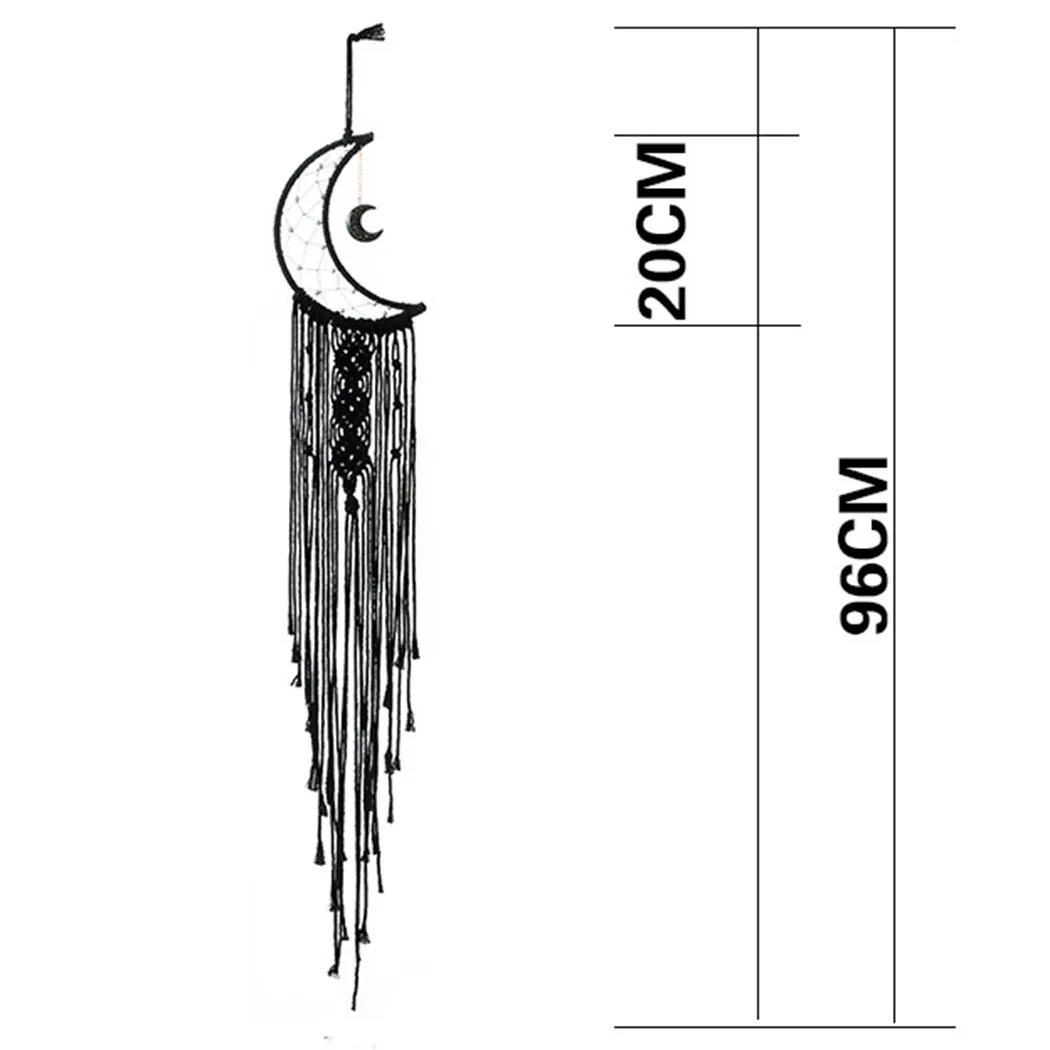 Moon & Stars Tapestry Woven Black Bohemian Style Gift Handmade Macrame Nursery Tassel
Moon & Stars Tapestry Woven Black Bohemian Style Gift Handmade Macrame Nursery Tassel