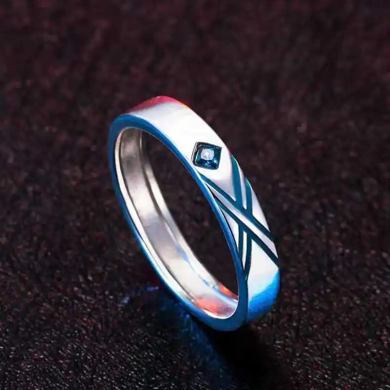 Женское кольцо из серебра 925 пробы в стиле аниме 2021 | Украшения и аксессуары