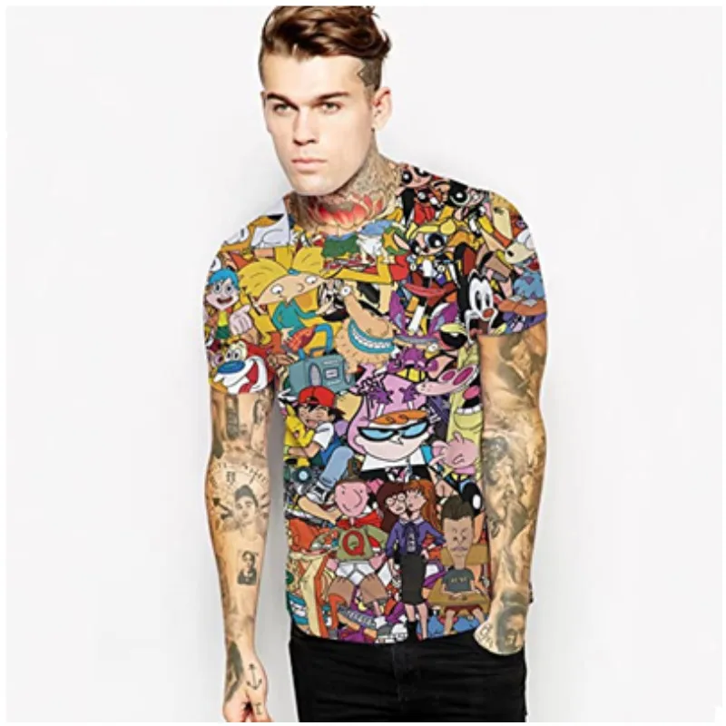 Лидер продаж, летняя модная футболка с коротким рукавом, детская повседневная одежда с 3D рисунком из мультфильмов для мальчиков и девочек, ф...
Лидер продаж, летняя модная футболка с коротким рукавом, детская повседневная одежда с 3D рисунком из мультфильмов для мальчиков и девочек, ф...