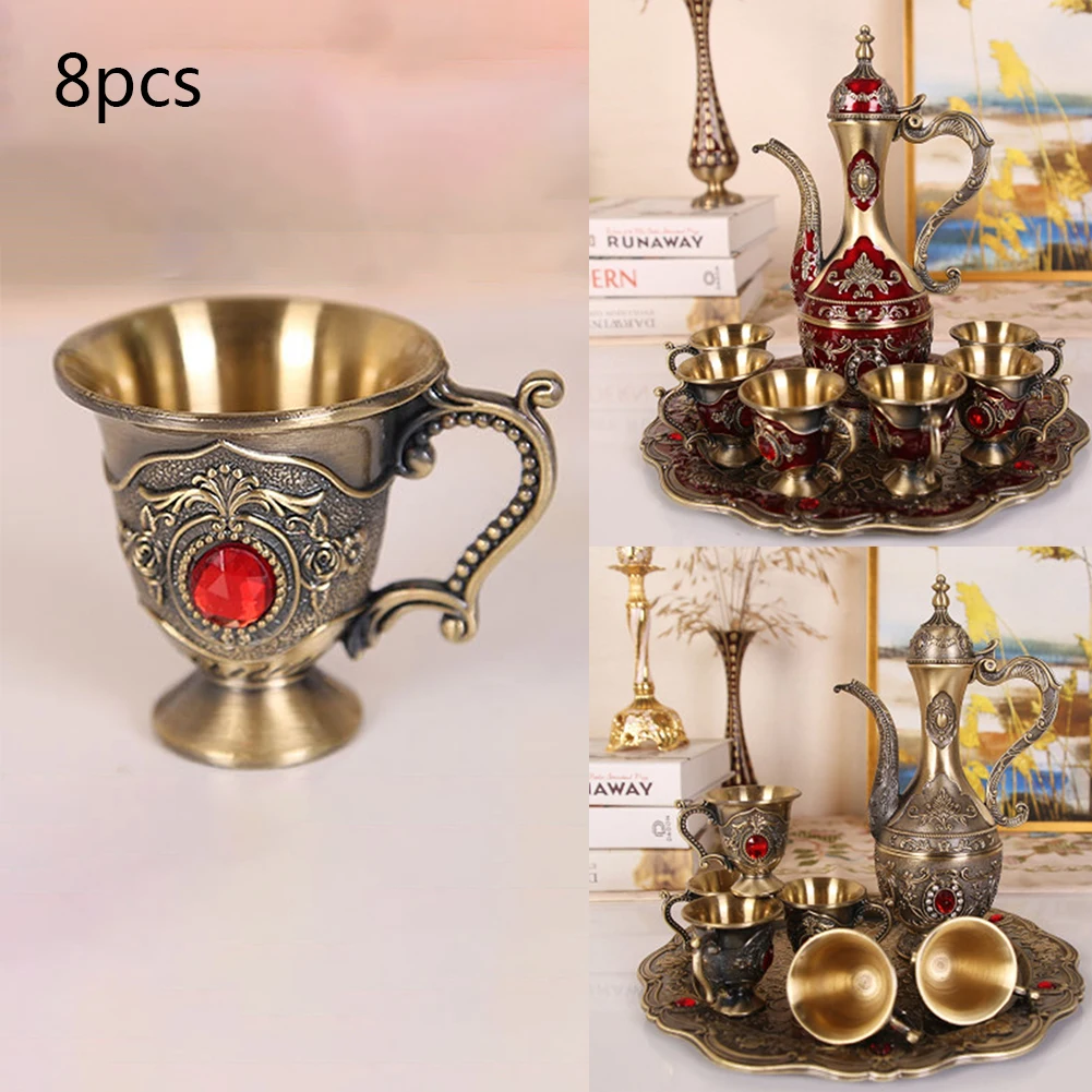 1 Set EU Style Home Vintage Ancient Wine Pot Cup Tray Kit Cabinet Ornament Decoration For Wine Cabinet Bar Coffee Table Tabletop
1 Set EU Style Home Vintage Ancient Wine Pot Cup Tray Kit Cabinet Ornament Decoration For Wine Cabinet Bar Coffee Table Tabletop