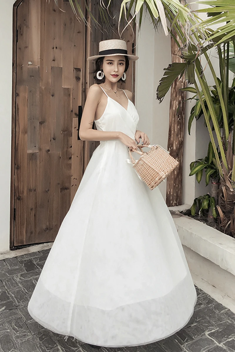 Dresses for Women Summer Vacation Skirt Ins Super Popular White Suspender Long Dress Fairy Dress
Dresses for Women Summer Vacation Skirt Ins Super Popular White Suspender Long Dress Fairy Dress