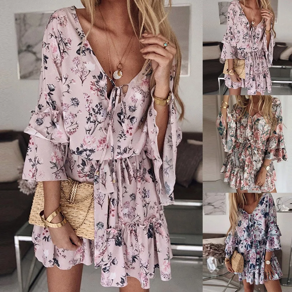 Oversize Women French Romantic Flower Chiffon Dress V Neck Ruffle Breathable Soft Short Dress Bohemian Beach Party Dating Wear
Oversize Women French Romantic Flower Chiffon Dress V Neck Ruffle Breathable Soft Short Dress Bohemian Beach Party Dating Wear
