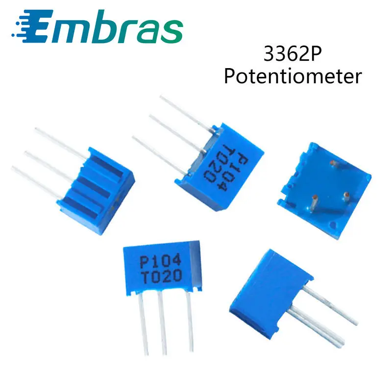 10Pcs 3362P Trimpot Trimmer Potentiometer 10R 20R 50R 100R 200R 500R 1K 2K 5K 10K 20K 50K 100K 200K 500K 1M 2M 3362P-1-200LF
10Pcs 3362P Trimpot Trimmer Potentiometer 10R 20R 50R 100R 200R 500R 1K 2K 5K 10K 20K 50K 100K 200K 500K 1M 2M 3362P-1-200LF