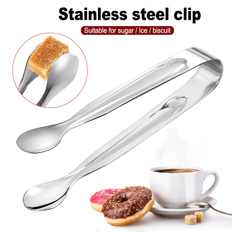 Stainless Steel Mini Coffee Sugar Clip Ice Tongs Bread Food BBQ Clip Party Coffee Tweezer Clip Non-slip Bar Kitchen Accessories
Stainless Steel Mini Coffee Sugar Clip Ice Tongs Bread Food BBQ Clip Party Coffee Tweezer Clip Non-slip Bar Kitchen Accessories