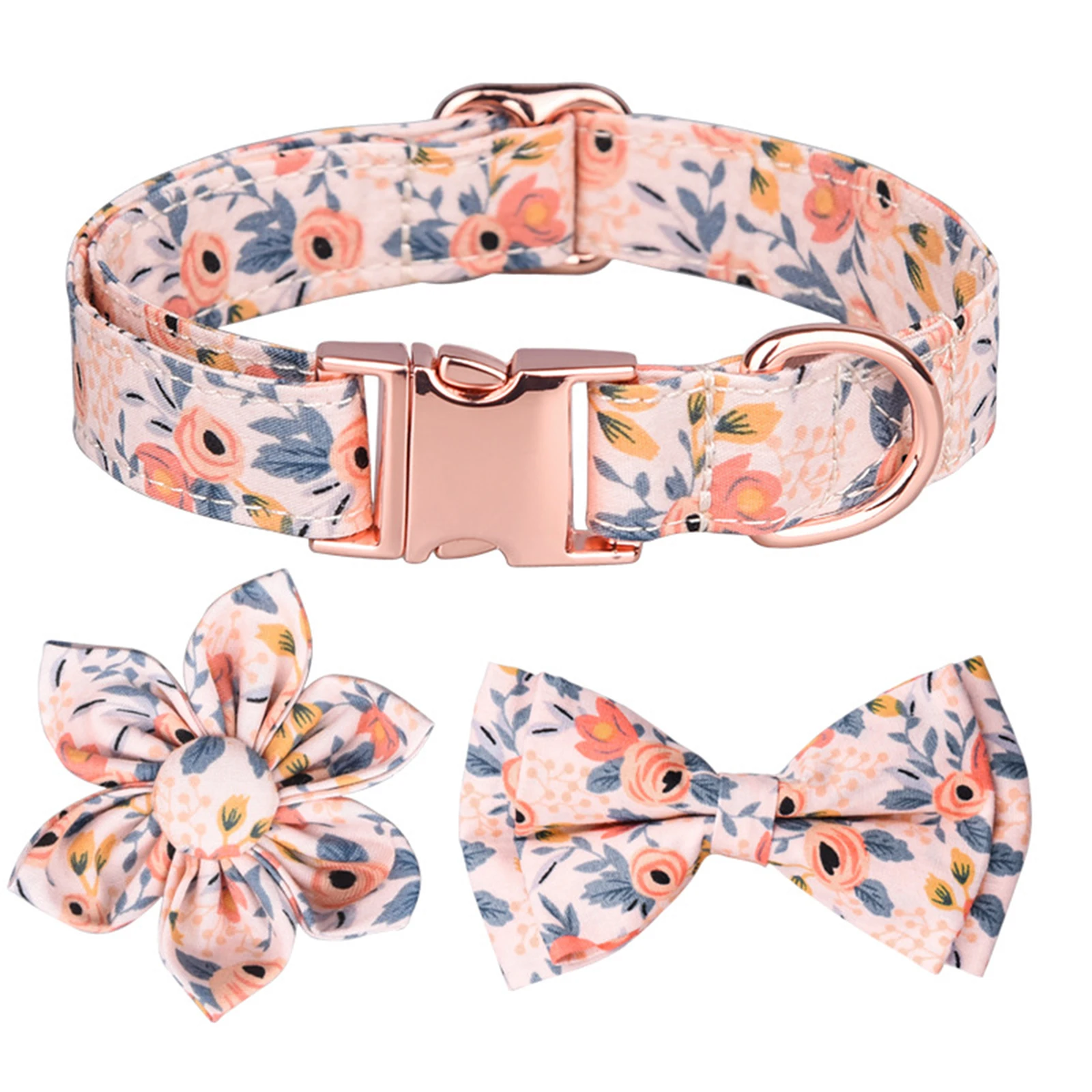 3pcs/set Pet Cotton Collar Floral Printing Dog Cat Bowknot Necklace for Small Medium Dogs
3pcs/set Pet Cotton Collar Floral Printing Dog Cat Bowknot Necklace for Small Medium Dogs