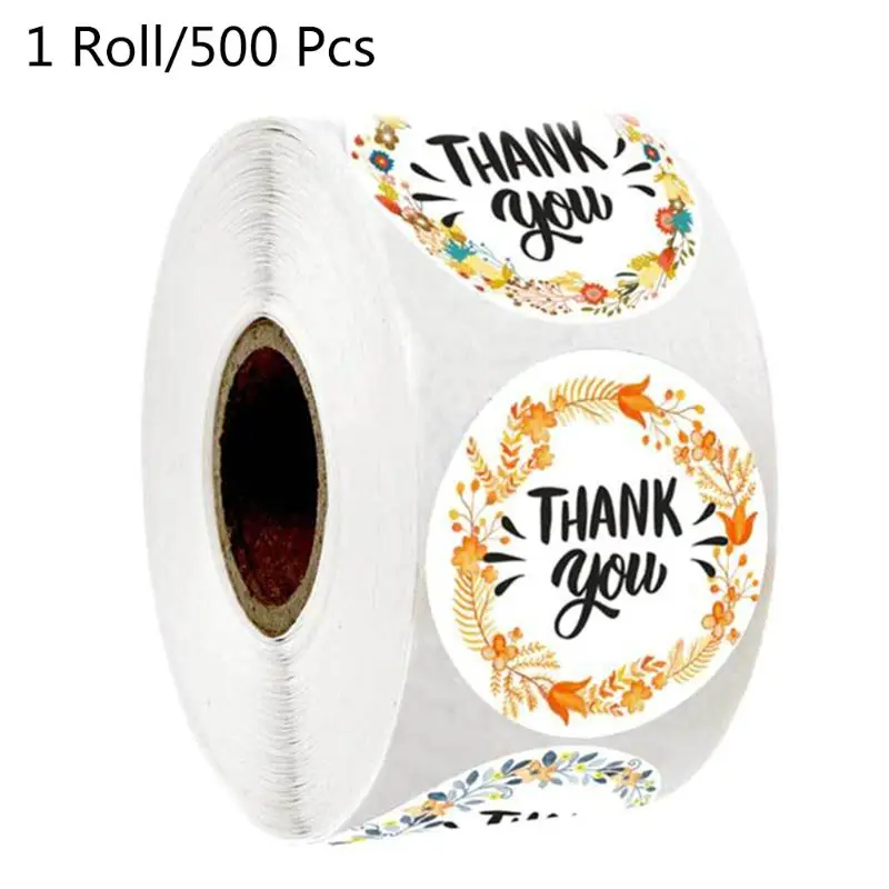 500pcs/roll 4 Styles Cartoon Pattern Floral Thank You Stickers Seal Label for Small Shop Wedding Envelope Stationery Sticker 
500pcs/roll 4 Styles Cartoon Pattern Floral Thank You Stickers Seal Label for Small Shop Wedding Envelope Stationery Sticker