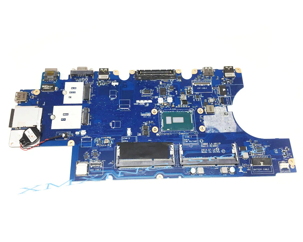 Материнская плата для ноутбука FULCOL DELL Latitude 15 E5550 I5 5300U ЦП CN 0W4CTJ W4CTJ LA A911P