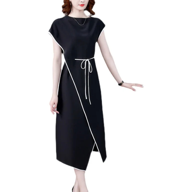 COIGARSAM 3XL Plus Size Brief Women dress New Summer Belt Dresses White Champagne Black 8097
COIGARSAM 3XL Plus Size Brief Women dress New Summer Belt Dresses White Champagne Black 8097