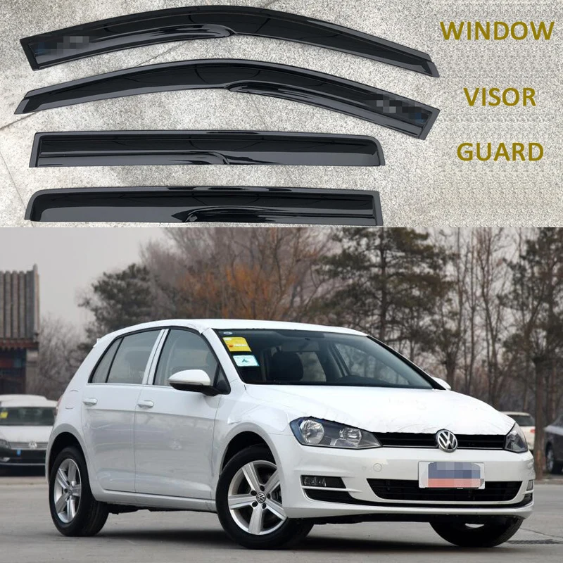 For Volkswagen Golf 7 2014 2015 2016 2017 2018Car Door Window Wind Visor Moulding Awnings Shield Rain Sun Wind Guard Vent Shade
For Volkswagen Golf 7 2014 2015 2016 2017 2018Car Door Window Wind Visor Moulding Awnings Shield Rain Sun Wind Guard Vent Shade