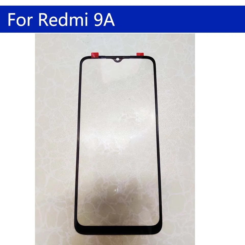 10 шт./партия для Xiaomi Redmi 9 9A 9C LCD Передняя Сенсорная панель стеклянная внешняя