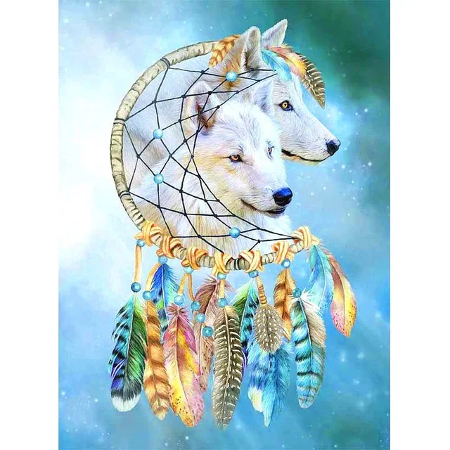 Sontonga Full Square/round Drill 5D Diy Diamond Painting Wolf Dream Catcher Diamond Cross Stitch Rhinestone Mosaic Painting Deco
Sontonga Full Square/round Drill 5D Diy Diamond Painting Wolf Dream Catcher Diamond Cross Stitch Rhinestone Mosaic Painting Deco