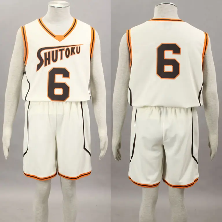 Kuroko no Basuke Basket shutoku Suit basketball Jersey mens uniforms boys sport clothes No.6 Midorima Shintaro cosplay costume
Kuroko no Basuke Basket shutoku Suit basketball Jersey mens uniforms boys sport clothes No.6 Midorima Shintaro cosplay costume