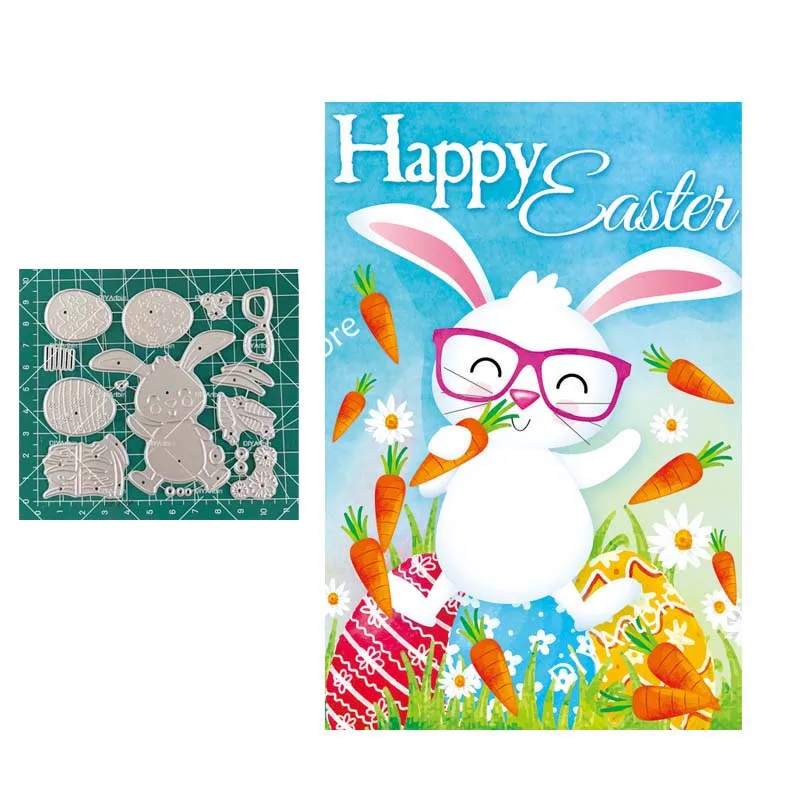 Spring Bunny Metal cutting dies cut die mold Easter Scrapbooking paper cut craft knife mould blade punch stencils dies
Spring Bunny Metal cutting dies cut die mold Easter Scrapbooking paper cut craft knife mould blade punch stencils dies
