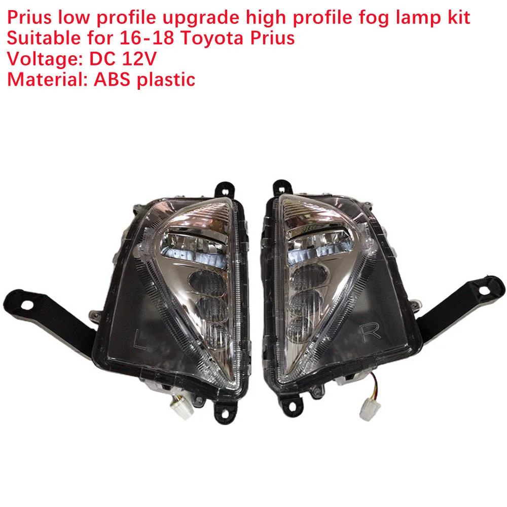 2pcs Suitable For 16-18 Toyota Prius LED Fog Lamp Kits Prius Low Profile Upgrade High Profile Fog Lamp Kit DRL White+yellow
2pcs Suitable For 16-18 Toyota Prius LED Fog Lamp Kits Prius Low Profile Upgrade High Profile Fog Lamp Kit DRL White+yellow