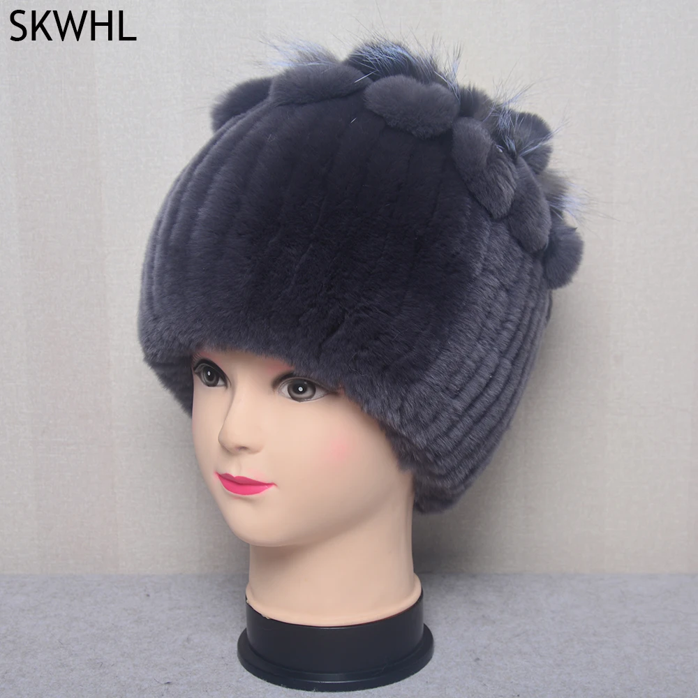 Fashion Fur Hats for Women Winter Real Rex Rabbit Hat Fox Fur Knitting Female Warm Snow Caps Ladies Elegant Princess Beanies Cap
Fashion Fur Hats for Women Winter Real Rex Rabbit Hat Fox Fur Knitting Female Warm Snow Caps Ladies Elegant Princess Beanies Cap