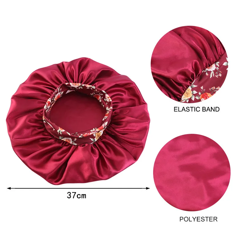 5 Pcs Soft Extra Large Sleep Cap Floral Print Wide Hair Bonnet Satin Cover Lined Sleep Cap Night Sleeping Hat Ladies Turban
5 Pcs Soft Extra Large Sleep Cap Floral Print Wide Hair Bonnet Satin Cover Lined Sleep Cap Night Sleeping Hat Ladies Turban