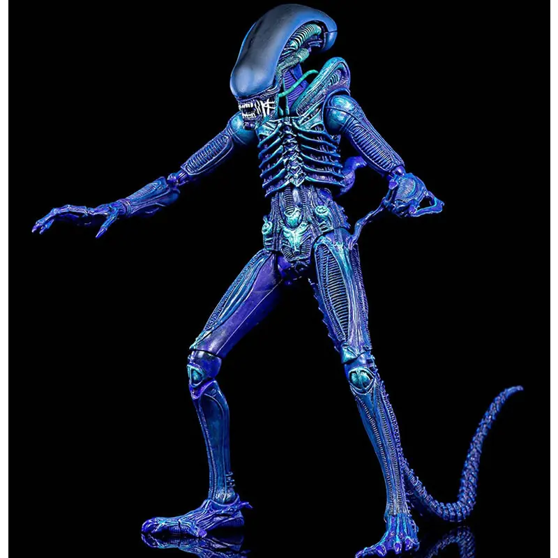 

Экшн-фигурка NECA Mifin Craft Alien AVP, модель из фильма «Воины» 2019, синяя, 7-дюймовая Подвижная кукла, забавный подарок