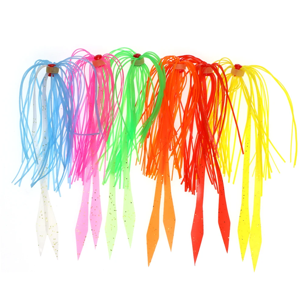 30PCS Kabura Snapper Squid Jigging Fishing Lure Silicone Skirts Streamer Combine Slide Parts DIY Salty Rubber Trailer Jigs
30PCS Kabura Snapper Squid Jigging Fishing Lure Silicone Skirts Streamer Combine Slide Parts DIY Salty Rubber Trailer Jigs