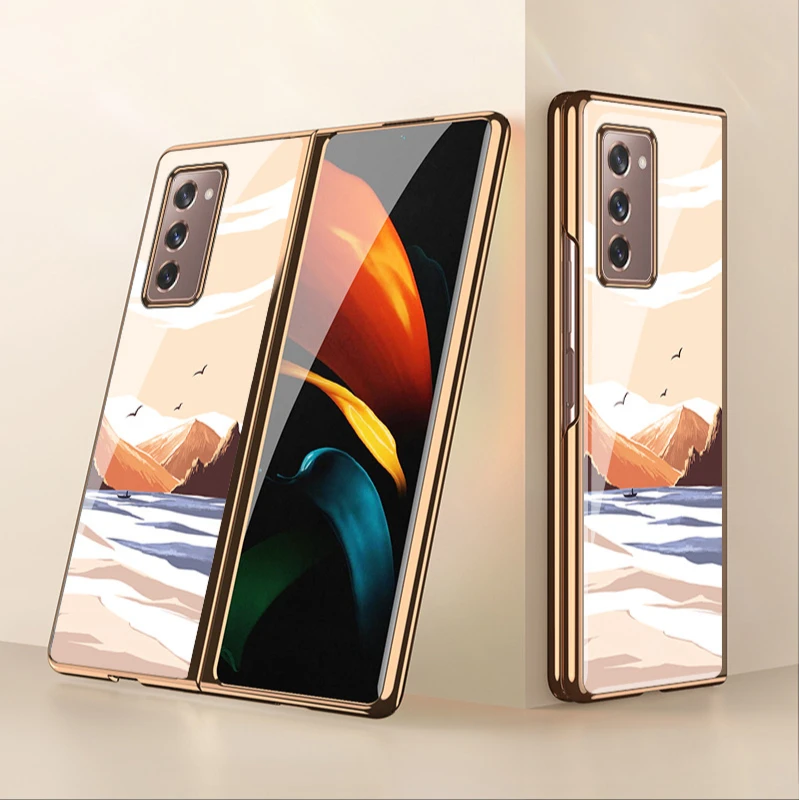 For Samsung folding W21 mobile phone glass case w2021 protective case zfold2 electroplating f9160 fashionable men's and women's
For Samsung folding W21 mobile phone glass case w2021 protective case zfold2 electroplating f9160 fashionable men's and women's