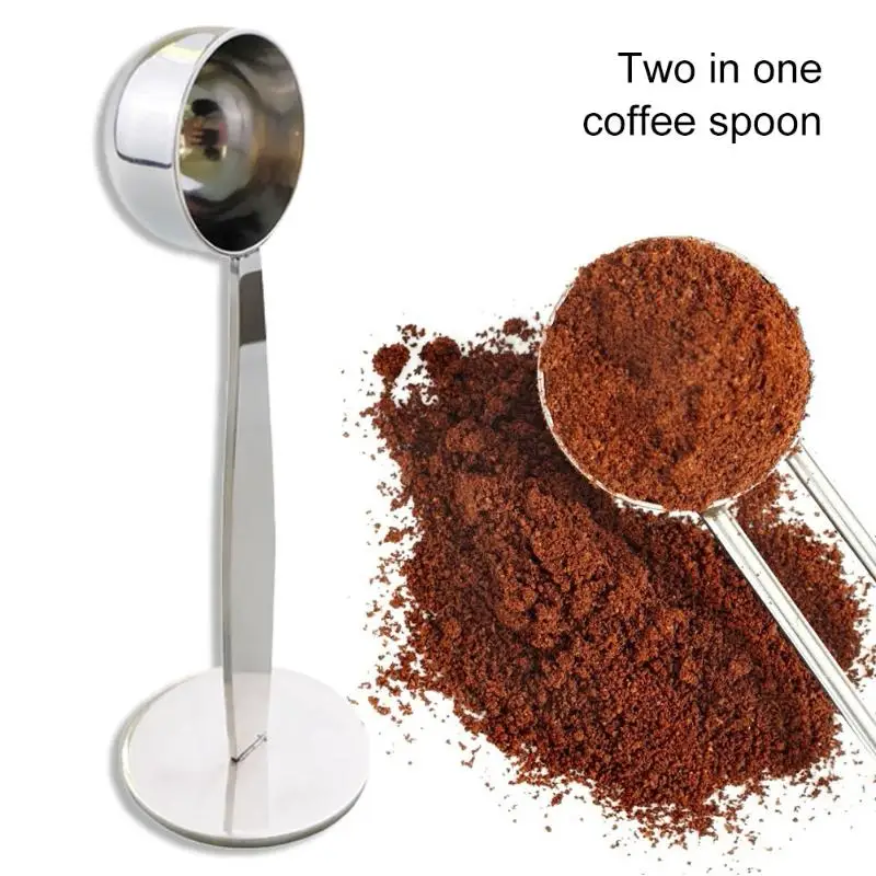 2 in 1 Stainless Steel Coffee Tamping Measure Spoon Coffee Bean Powder Cafe Measuring Scoop Tools
2 in 1 Stainless Steel Coffee Tamping Measure Spoon Coffee Bean Powder Cafe Measuring Scoop Tools