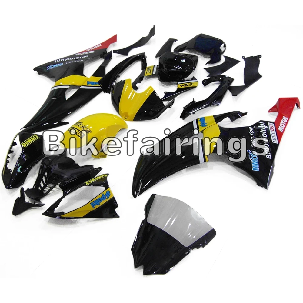 

For Yamaha YZF-600 R6 2008 09 10 11 12 13 14 15 16 R6 ABS Injection Motorcycle Fairings Complete Bike Covers-Yellow Black Panels