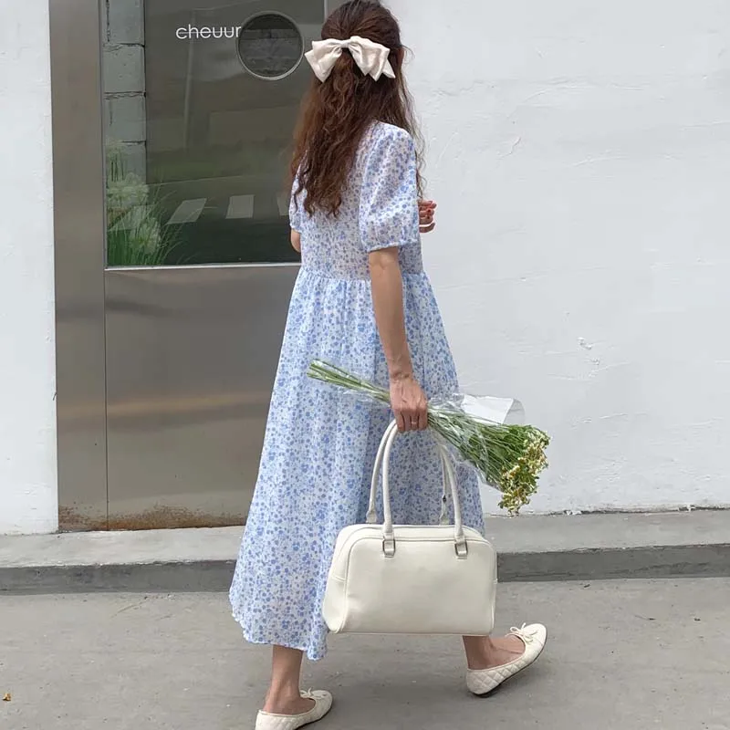 French Retro Temperament V Neck Fashion Loose Women Dress Summer One Piece Korean Elegant Bandage Floral Female Dress Vestidos
French Retro Temperament V Neck Fashion Loose Women Dress Summer One Piece Korean Elegant Bandage Floral Female Dress Vestidos