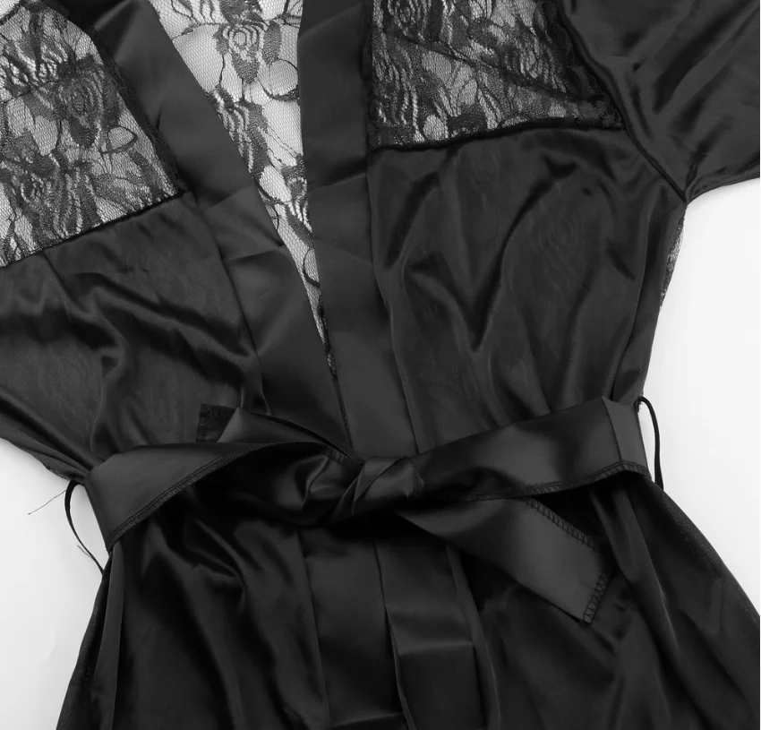 Новая Пижама женский халат кружевная соблазнительная ночная рубашка платье