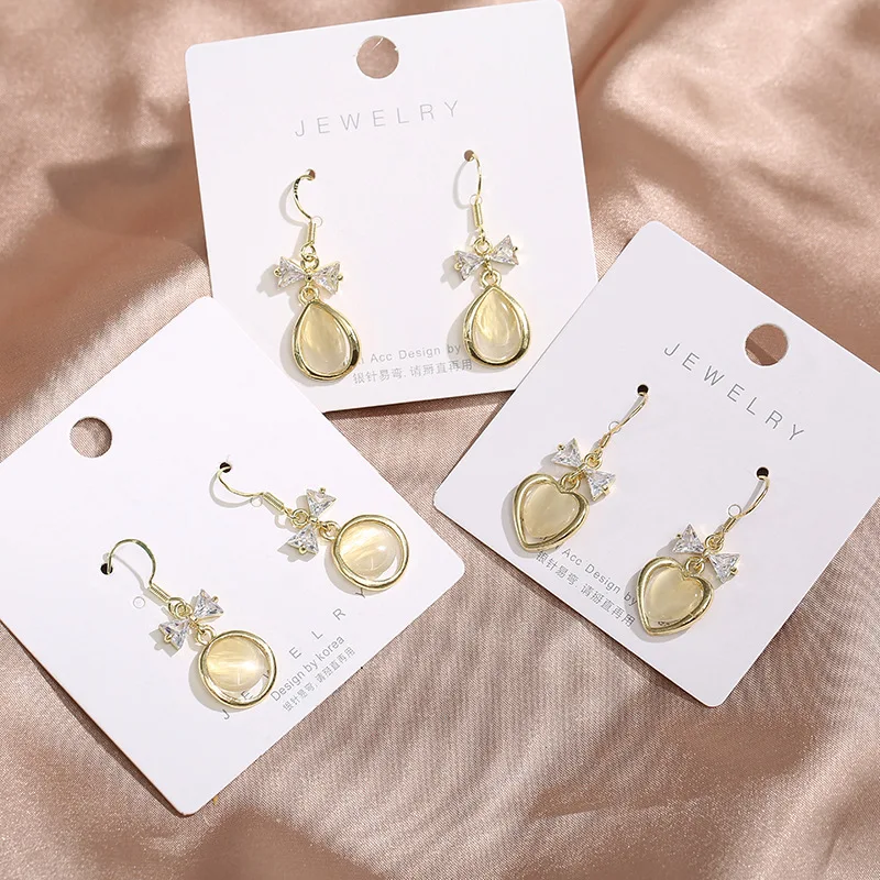 Vintage Pendant Earrings Heart-shaped Drop-shaped Opal Earrings Woman's earrings Elegant Accessories Jewelry
Vintage Pendant Earrings Heart-shaped Drop-shaped Opal Earrings Woman's earrings Elegant Accessories Jewelry
