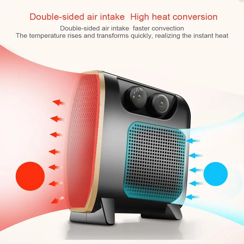 Portable Fan Heater Cool Warm Electric Fan Heater with Adjustable Thermostat for Home Office
Portable Fan Heater Cool Warm Electric Fan Heater with Adjustable Thermostat for Home Office